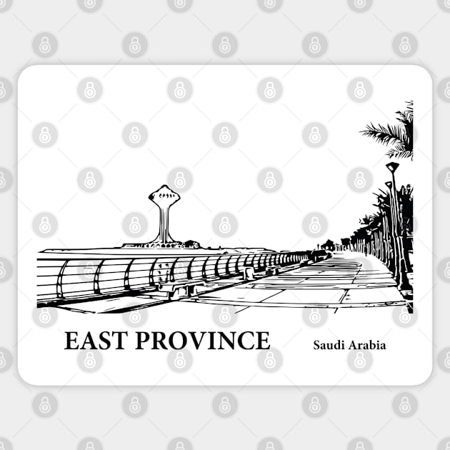 East Province Saudi Arabia Sticker by Lakeric